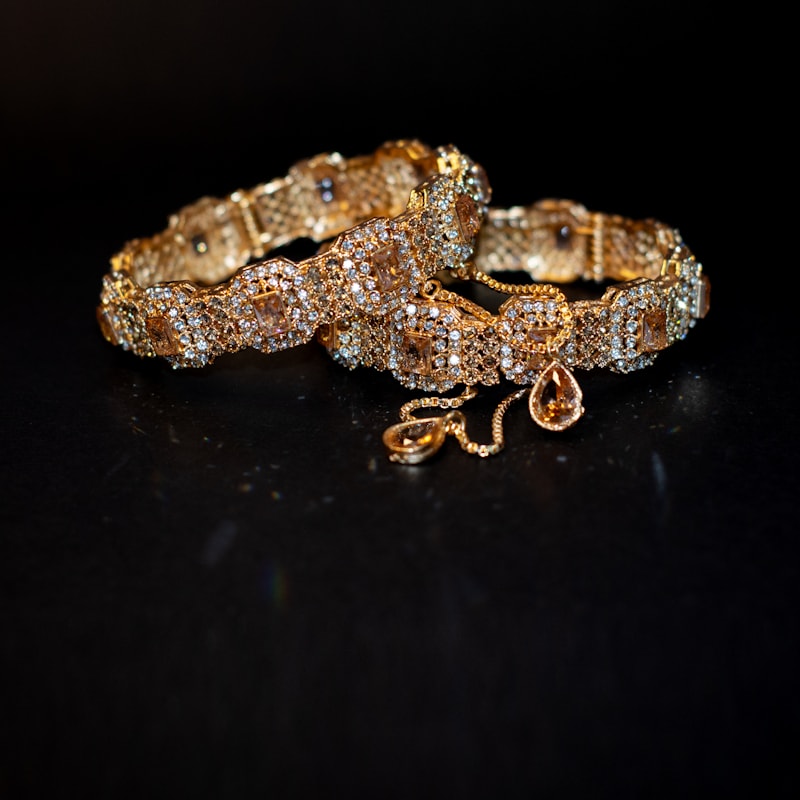 Brazalete premium con diamantes